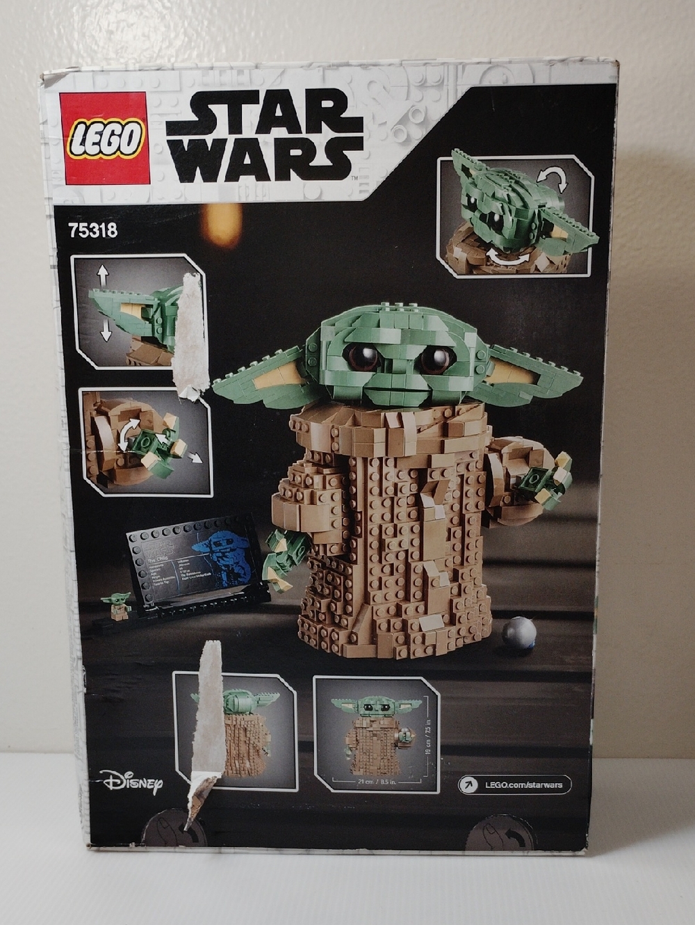 LEGO Star Wars Grogu Figure - Green & Brown